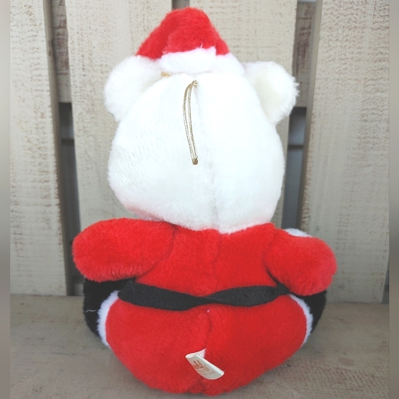RARE Fun House White Mouse Christmas Plush Hanger Ornament 11" Cheeky Vintage - Picture 8 of 12